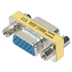 Dexlan 083740 adattatore per inversione del genere dei cavi VGA Argento