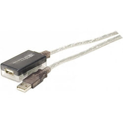 CUC Exertis Connect 149213 cavo USB USB 2.0 USB A Grigio, Trasparente
