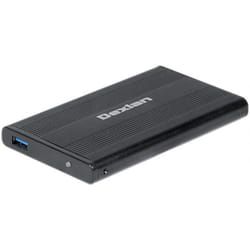 Dexlan 738308 contenitore di unità di archiviazione Box esterno HDD/SSD Nero 2.5"