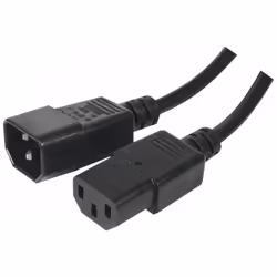 CUC Exertis Connect 808050 cavo di alimentazione Nero 5 m Accoppiatore C13 Accoppiatore C14