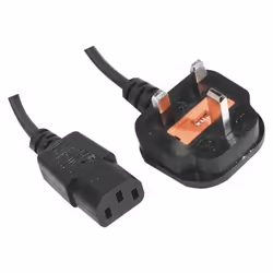 EXC 809010 cavo di alimentazione Nero 1,5 m Spina di alimentazione di tipo G Accoppiatore C14