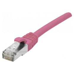 CUC Exertis Connect 854373 cavo di rete Rosa 0,15 m Cat6a S/FTP (S-STP)