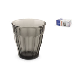 Pengo Confezione 6 bicchieri Picardie in vetro colore grigio 25cl