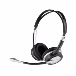 APM Multimedia Headset, Cablato, 20 - 20000 Hz, Auricolare, Nero, Argento