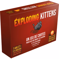 Asmodee Exploding Kittens, Carta da gioco, Gioco di probabilità, 7 anno/i, 15 min, Gioco di famiglia