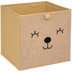 Contenitore per animali per bambini 29x29cm - Atmosphera createur d'interieur. Colore : Beige. Materiale principale : Carton. ...
