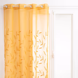 Tenda a rete "izzy" giallo senape 140x240cm - Atmosphera createur d'interieur. Colore : Ocre. Materiale principale : Polyeste ...