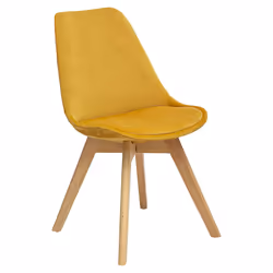 Questa sedia scandinava darà uno stile caldo nella vostra casa. Si propone di sedersi sul suo sedile generosamente imbottito ...