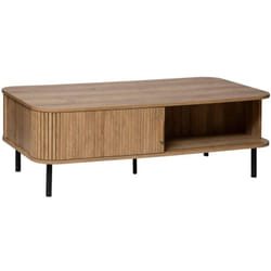 Tavolino a 2 ante colva beige 120x60cm Atmosphera créateur d'intérieur