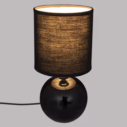 Atmosphera 116289T lampada da tavolo Nero