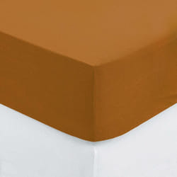 Atmosphera - Lenzuolo teso carina in cotone 140x190cm senape créateur d'intérieur