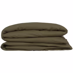 Copripiumino "carina" in cotone 240x220cm verde kaki - Atmosphera createur d'interieur. Colore : Vert. Materiale principale : ...