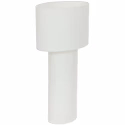 Lampada da terra "eira" h115cm bianco - Atmosphera createur d'interieur. Colore : Blanc. Materiale principale : Polyester. Lu ...