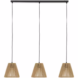 Lampada a sospensione "giada" d20cm beige - Atmosphera createur d'interieur. Colore : Beige. Materiale principale : Pvc. Lung ...