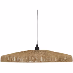 Lampada a sospensione "bellamy" d58cm beige - Atmosphera createur d'interieur. Colore : Beige. Materiale principale : Poly(té ...
