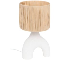 Atmosphera - Lampada da tavolo tania ceramic white h47cm créateur d'intérieur