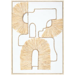 Atmosphera - Appendiabiti da parete inaya 50x70cm bianco créateur d'intérieur