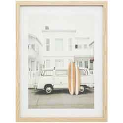 Poster surf vivien incorniciato 30x40cm bianco caldo - Atmosphera créateur d'intérieur