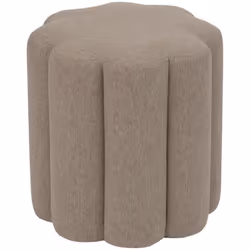 Pouf "floreale" 38x40cm beige - Atmosphera createur d'interieur. Colore : Beige. Materiale principale : Pin. Lunghezza : 38.0 ...