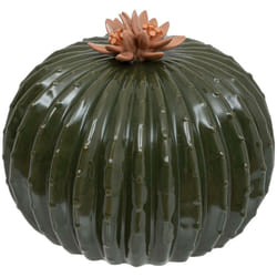 Atmosphera - Cactus deco in ceramica h15cm verdastro créateur d'intérieur