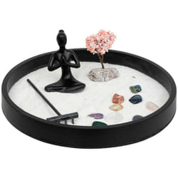 Atmosphera - Giardino zen in legno isana d22cm nero créateur d'intérieur