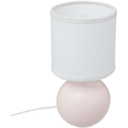 Atmosphera - Lampada in ceramica timéo h25cm rosa chiaro créateur d'intérieur