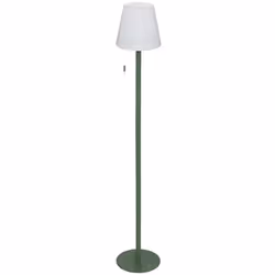 Lampada da terra per esterni "zack" h108cm verde oliva - Atmosphera createur d'interieur. Colore : Blanc. Materiale principal ...
