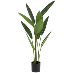 Atmosphera - Pianta artificiale strelitzia h97cm verde créateur d'intérieur
