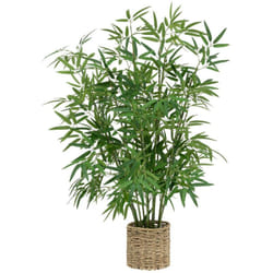 Atmosphera - Bambù artificiale in vaso naturale h100cm verde créateur d'intérieur