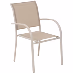 Poltrona Piazza bianca; Dimensioni prodotto: 65x56xH.88 cm; Peso prodotto 2.25 kg Poltrona piazza lino La poltrona impilabil ...