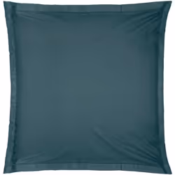 Fodera per cuscino in cotone "carina" 63x63cm blu tempesta - Atmosphera createur d'interieur. Colore : Bleu. Materiale princi ...