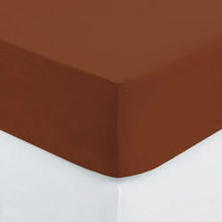 Atmosphera - Lenzuolo teso carina in cotone 140x190cm rosa terracotta créateur d'intérieur