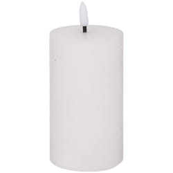 Atmosphera - Candela tonda a led molia h15cm bianco créateur d'intérieur