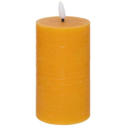 Atmosphera - Candela tonda a led molia h15cm giallo créateur d'intérieur