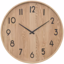 Orologio in legno chiaro ivana d55cm - Atmosphera createur d'interieur. Colore : Beige. Materiale principale : Mdf - panneau ...