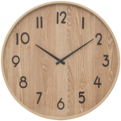 Atmosphera - Orologio in legno chiaro ivana d55cm créateur d'intérieur