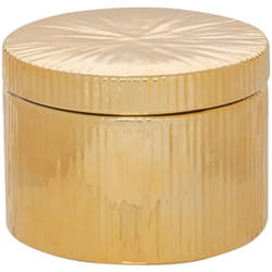 Atmosphera - Scatola in ceramica autunnale dorata h9cm créateur d'intérieur