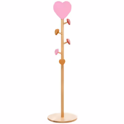 Appendiabiti per bambini cuore solea beige h135cm - Atmosphera createur d'interieur. Colore : Beige. Materiale principale : P ...