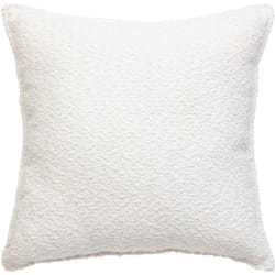 Cuscino bouclette soana bianco avorio 45x45cm - Atmosphera créateur d'intérieur