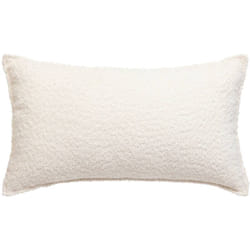 Atmosphera - Cuscino bouclette soana bianco avorio 30x50 cm créateur d'intérieur