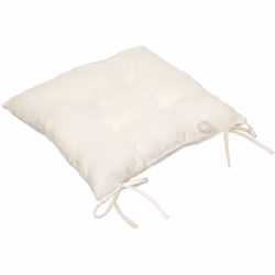 Soana bouclette coprisedia avorio bianco 38x38cm - Atmosphera createur d'interieur. Colore : Ivoire. Materiale principale : P ...