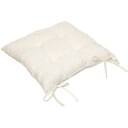 Atmosphera - Soana bouclette coprisedia avorio bianco 38x38cm créateur d'intérieur