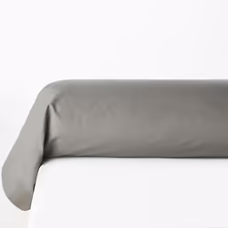 Copriletto "carina" 85x185cm grigio topo - Atmosphera createur d'interieur. Colore : Gris. Materiale principale : Coton. Lung ...