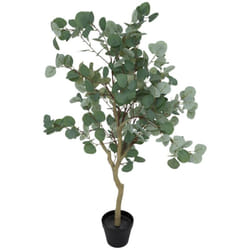 Eucalipto artificiale cony vaso nero h127cm - Atmosphera créateur d'intérieur