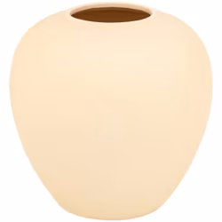 Vaso a sfera rily ceramic beige h22cm - Atmosphera createur d'interieur. Colore : Beige. Materiale principale : Dolomite. Lun ...