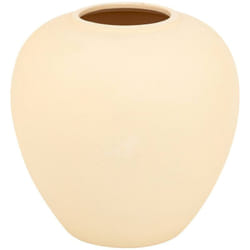 Atmosphera - Vaso a sfera rily ceramic beige h22cm créateur d'intérieur