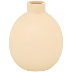 Atmosphera - Vaso in ceramica rily beige h18cm créateur d'intérieur