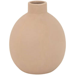 Atmosphera - Vaso in ceramica rily rosa chiaro h18cm créateur d'intérieur