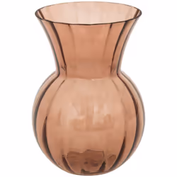 Alais vaso in vetro terracotta h22cm - Atmosphera createur d'interieur. Colore : Ambré. Materiale principale : Verre. Lunghez ...