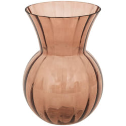 Atmosphera - Alais vaso in vetro terracotta h22cm créateur d'intérieur